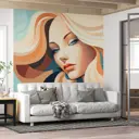 Фотообои флизелиновые Urban Style Блондинка UST5844, 200x180 см