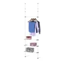 Вешалка для вещей Sheffilton 68x280x27 см цвет белый