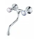 Смеситель для раковины Diadonna D80-246355 двухвентильный цвет хром