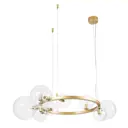 Люстра потолочная ARTE LAMP A7790SP-10GO 10 ламп 15 м² цвет золото