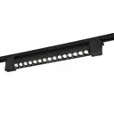 Трековый светильник линейный светодиодный Crystal Lux Clt 0.31 010 18w bl t4000k 18 Вт однофазный нейтральный белый свет цвет черный