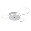 Люстра потолочная светодиодная Escada Saturn 12 м² регулируемый белый свет цвет серый/серебристый