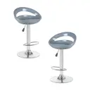 Барный стул Dobrin Disco lm-1010 47x100x44 см цвет серый 2 шт