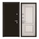 Входная дверь Torex Village advanced левый 210x95см цвет букле коричневый/лиственница белая