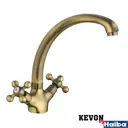 Смеситель для кухни Kevon KV84870-4 поворотный излив 20.5 см цвет бронза