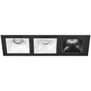 Светильник точечный встраиваемый Lightstar Domino D537060607 GU5.3 цвет черный