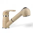Смеситель для кухни Potato P6036-9 поворотный излив 11 см цвет бежевый