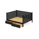Кровать Solarius Tahta-spin140-160ser-full-2yash 150 x 101 x 170 см сосна цвет серый