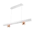 Люстра потолочная светодиодная Ambrella light Fl5955 с пультом управления 14 м² нейтральный белый свет цвет белый