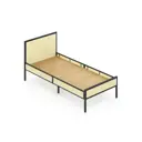 Кровать Solarius Komp80loft-van-black-full 85 x 89 x 206 см сосна цвет бежевый
