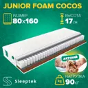 Матрас Sleeptek Junior FoamCocos SJFC-00001-3144 80x160x17 см независимый пружинный блок 1-спальный