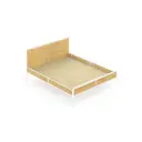Кровать Solarius Kr120loft-net-white-full 125 x 90 x 206 см сосна цвет белый