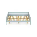 Кровать Solarius Tahta120-160gol-orto 130 x 63 x 170 см сосна цвет голубой