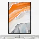 Картина Artnomore Salt lakes grey and orange No 2 2024г. AR-777000435 75x105 см