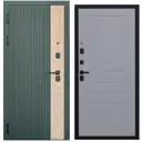 Входная дверь Diva 74 левый 205x96см цвет дуб олива софт/силк маус Н13