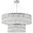 Люстра подвесная Stilfort Santorini 2173-09-26p 26 ламп 49 м² цвет хром