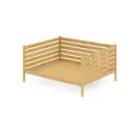 Кровать Solarius Tahta-spin120-200-full 130 x 101 x 210 см сосна цвет бежевый