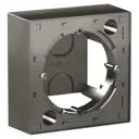 Коробка для наружного монтажа Systeme Electric AtlasDesign цвет сталь