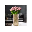 Ваза Elan gallery стеклянная коричневая 31.5 см