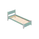 Кровать Solarius Мишка орто основание 90 x 80 x 210 см дерево цвет тиффани;платиновый