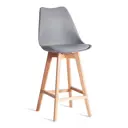 Барный стул Tetchair Tulip bar 1 шт 47x104x47.5 см цвет серый/серебристый