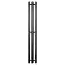 Полотенцесушитель электрический Primoclima Sol R E Graphite 150x1200 мм 100 Вт с терморегулятором I-образный цвет графитовый