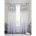Штора Helga TD-955148 на шторной ленте 300x270 см цвет фиолетовый
