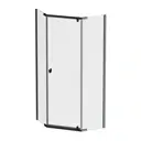 Душевой уголок Am.pm Sunny W87G-405-9090-BT пятиугольный 88x88см черный профиль эффект стекла без покрытия