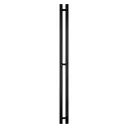 Полотенцесушитель электрический Primoclima Sol Q E Black 90x1200 мм 77 Вт с терморегулятором I-образный цвет черный матовый
