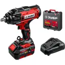 Гайковерт аккумуляторный ударный Зубр ГУЛ-410-41, 18 В Li-Ion 1x4 Ач, 400 Нм