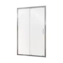 Душевая дверь в нишу Ceruttispa Gloria D120 120x195 см, стекло прозрачное профиль полированный алюминий