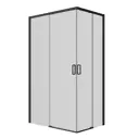 Душевая перегородка Ambassador Queen 11011205LBlack 1200x800x2000