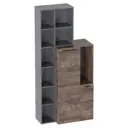 Стеллаж с полками Сима-ленд 92x200x38 см ЛДСП цвет коричневый
