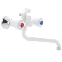 Смеситель для ванны Plamix PM2992 белый