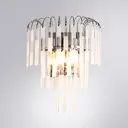 Настенный светильник Arte lamp A1009ap-2cc цвет серый/серебристый