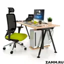 Письменный стол ПС-26793.70x140:CC.25/05-04 Zamm Тандем (Тип 4) 140x75x70 см Металл цвет бежевый
