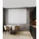 Комплект вертикальных жалюзи Унистайл Vzhblbel 210x250 см алюминий цвет белый глянец