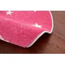 Ковер Agnella Funky Top Starf Pink Ø 133 см полипропилен