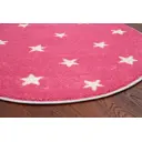 Ковер Agnella Funky Top Starf Pink Ø 133 см полипропилен
