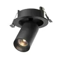 Светильник точечный встраиваемый светодиодный Maytoni Focus led C071cl-7w3k-b под отверстие 85 мм 7 Вт теплый белый (желтый) свет цвет черный