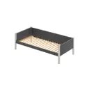 Кровать Solarius tahta-obiv-rs17-80-180plat-orto Тахта односпальная Классика 90 x 63 x 190 см двп цвет темно-серый/платиновый