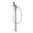 Смеситель для ванны Bravat Gina f665104c-b2-rus 00181615 однорычажный с душевой лейкой цвет хром