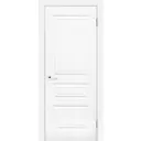 Комплект межкомнатной двери Wanmark Симпл-3 глухая 190x55см эмаль цвет белый с коробом и наличниками