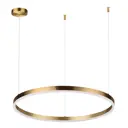 Светильник подвесной светодиодный Lumion Echo 6531/50l 10 м² нейтральный белый свет цвет золото