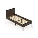 Кровать Solarius kr80loft-ven-black-orto 85 x 90 x 206 см сосна цвет венге, черный