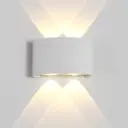 Настенный светильник светодиодный влагозащищенный Crystal Lux 494_1400 нейтральный белый свет цвет белый