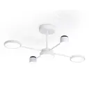 Люстра на штанге светодиодная Ambrella light Fl51631 с пультом управления 24 м² нейтральный белый свет цвет белый