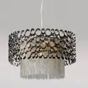 Люстра подвесная Crystal Lux Fashion sp4 d50 4 лампы 11 м² цвет никель