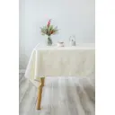 Скатерть на стол Arya home Lucas прямоугольная 160x220 см цвет белый, золотистый