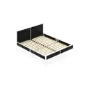 Кровать Solarius Kr180loft-ser-white-orto 185 x 90 x 206 см сосна цвет серый